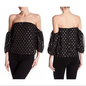 Romeo and Juliet Couture Off The Shoulder Flare